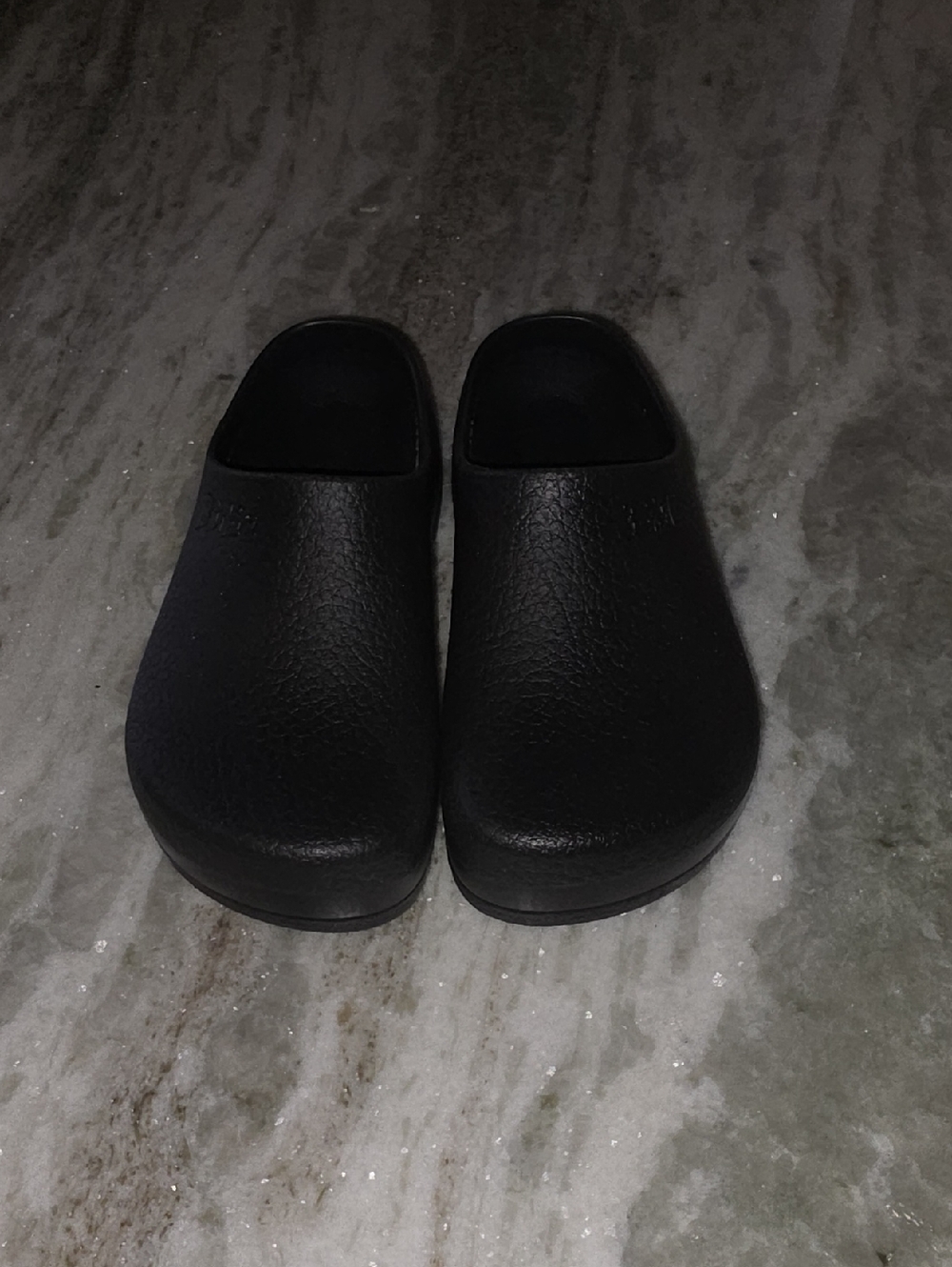 Birkenstock Black Slip-On EVA Mules